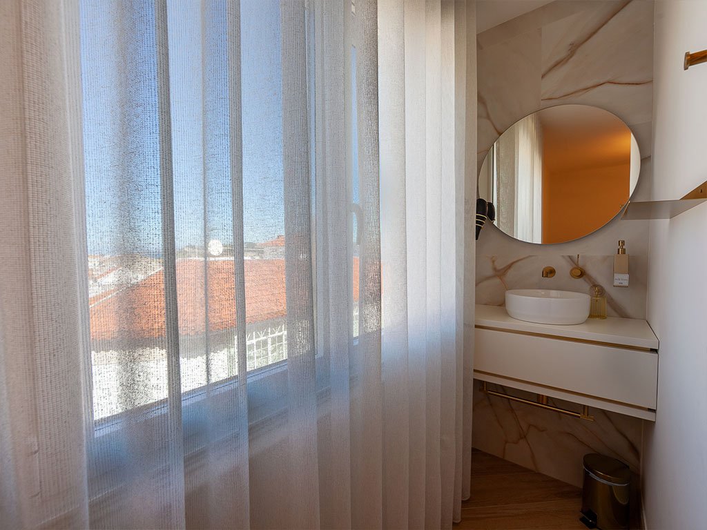 Baño del apartamento de 1 dormitorio