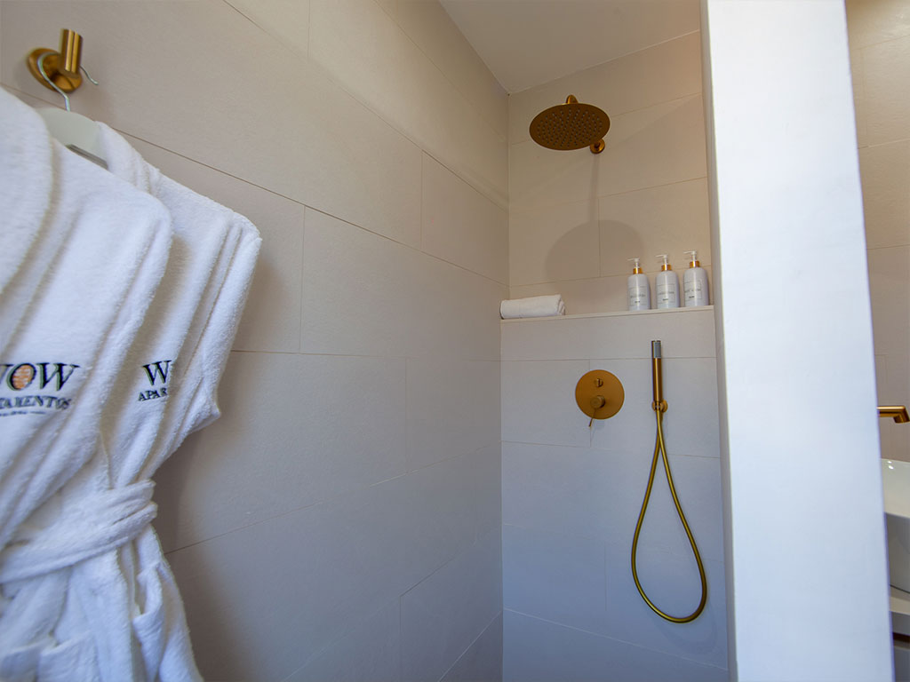 Baño del apartamento de 1 dormitorio